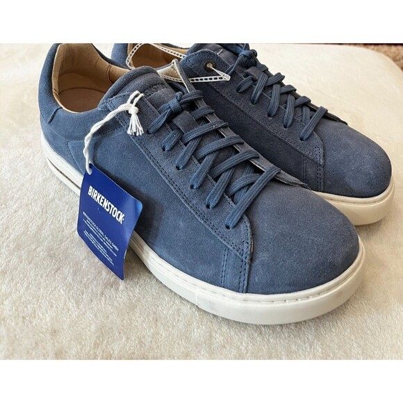 Birkenstock Bend Low Sneaker Elemental Blue Suede Women EU 42 size US 11 NEW nwt - Picture 13 of 16